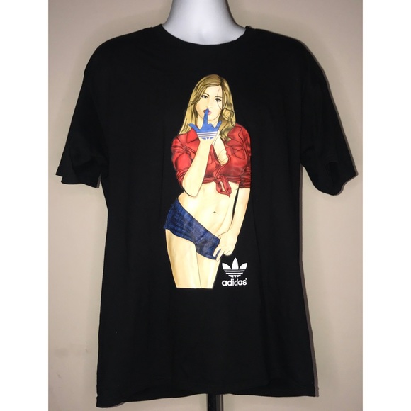 adidas Other - Adidas Large Graphic Woman Figure Tshirt